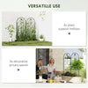 Set of 2 Metal Garden Trellis, Decorative Trellis Panels, Bird Design, 19.7