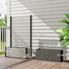Wicker Outdoor Planter with Trellis, 58
