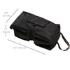 2pc Umbrella Base, Weight Bag, Garden Parasol Weight Base, Filled Sand Fits Most Umbrella w/ Scoop Up 55lbs, Black