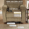 Power Recliner Chair with Massage, Electric Lift Chair for Elderly with Side Pockets, 2 Memory Positions, Remote