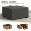Patio Furniture Cover, Waterproof 420D Heavy Duty Outdoor Furniture Cover with Air Vents, 55.1