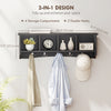 Coat Rack Wall Mount with Shelf, 28