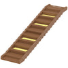Foldable Dog Car Ramp, Dog Ramp with Anti-Slip Steps, Pet Stairs for Senior Pets to Access Cars and High Beds, Brown