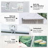 20x10x7ft Walk-in Steeple Greenhouse Outdoor Backyard Plant Seed Growth Tunnel Shed Warm House with 2 Anchor Way