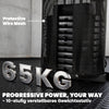 Soozier Home Multi Gym Smith Machine with 143LBS Weight Stack, Cable Pulley System, Chest Station, Preacher Pad, Leg Developer