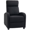 Single Recliner Sofa, Manual Home Theater Seating, Single Reclining Sofa Chair with Padded Seat for Living Room
