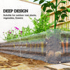 8 x 4 x 1ft Galvanized Raised Garden Bed, Reinforced Outdoor Planter Box with Open Bottom, Silver