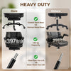 Executive Office Chair, Leathaire Big and Tall Office Chair 400 lbs with Wide Seat, Reclining, Lumbar Support, Black