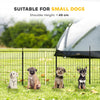 Dog Playpen for Indoor Outdoor use, Heavy Duty Dog Fence with Door, 23.6