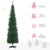 7' PVC Slim Pencil Artificial Christmas Tree 390 Branch Tips