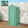 Mini Greenhouse with Screen Roof, Portable Small Greenhouse with Roll-Up Zipper Door, 27.6