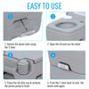 Portable Toilet for Adults, Travel Toilet with 2 Detachable Tanks, Camping Toilet for Trips, 5.3 Gallon (20L), Grey