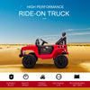 12V Battery Powered Kids Ride On Car Off Road Truck Toy w/ Parent Remote, Red