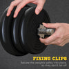 Soozier 50LBS Barbell Weight Set, Adjustable Weights with Curl Bar for Home Gym Women and Men Weight Lifting Training