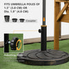 40 lb Heavy Duty Patio Umbrella Base, 21