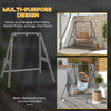 Hammock Chair Stand, Hanging Heavy Duty Metal Frame Hammock Stand for Hanging Hammock Air Porch Swing Chair, Egg Cahir, Indoor & Outdoor Use, 70.1