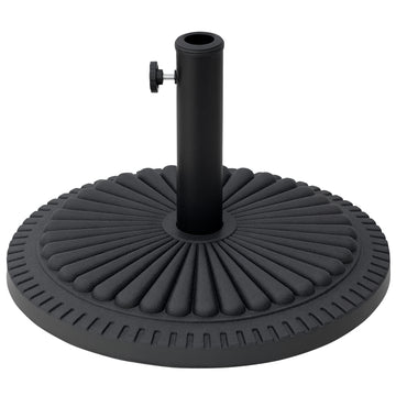 Patio Umbrella Base Stand, Round Cement Parasol Holder for Outdoor, Patio, Garden, Beach, Fits Φ1.4