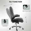 Executive Office Chair, Desk Chair with Flip-up Armrest, Diamond Fabric Computer Chair for Home Office