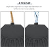 Set of 4 Umbrella Base Weights Outdoor Parasol Holder for Cross Base Portable