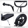 Adjustable Kids Pro Stunt Scooter Children Street Bike Bicycle Ride On with 12” Tire (Black)