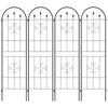 Metal Trellis Set of 4, Garden Trellis for Climbing Plants Support Frames, Arrow Design