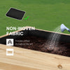 Raised Garden Bed with Legs, Elevated Box Planter with Storage Shelf, Bed Liner for Backyard Patio, Natural Wood