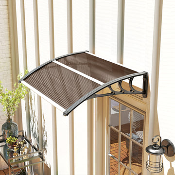 Window Awning Door Canopy, Polycarbonate Cover Patio Awnings, 30