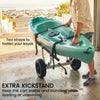 Soozier Kayak Cart Dolly Kayak Cart with Adjustable Width, Black