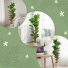 5FT Artificial Fiddle Leaf Fig Tree, Fake Potted Tree with Solid Wood Trunks for Indoor Decor, Green