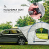 2000mm Waterproof SUV Tent, Car Tent with 3 Doors and Mesh Window, for 5-6 Person Camping Travel, Grey and Blue