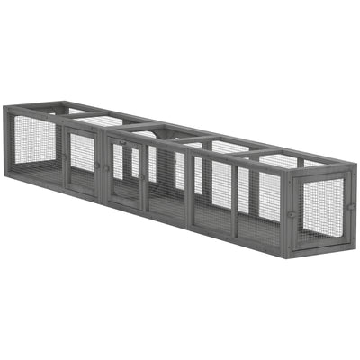 Cat Tunnel, Outdoor Cat Enclosure with Combinable Design, 8 Doors, 98