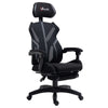 Racing Gaming Chair, Ergonomic Computer Chair with Footrest, Headrest, High Back Recliner Swivel Seat with Adjustable Height, Black Red