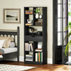 Tall Bookshelf with Drawer, Freestanding Bookcase for Bedroom, Living Room, Home Office, Black