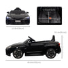 Ride-On Toy On Car with Remote Control, 12V 3.1 MPH Electric Ride for Kids w/ Suspension System, Horn Honking, Grey