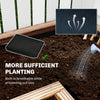 Raised Garden Bed, Wooden Elevated Planter Box Outdoor with Legs, for Vegetables, Flowers, Herbs, L-shaped, Carbonized