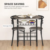 Dining Table Set of 3, 31.5