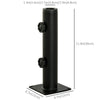 Deck Mount Umbrella Holder, Outdoor Umbrella Base Stand for Deck, Dock, Patios Garden, Pontoon, Black
