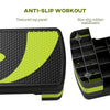 Adjustable Aerobic Stepper, Exercise Step Platform, Step Exercise Trainer, Workout Fitness Yoga Risers, 4