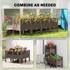 Raised Garden Bed with Legs, Self Watering Elevated Planter Boxes with Drainage Holes, 63
