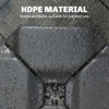 4PCs Cantilever Umbrella Base Weights for Offset Banana Parasol, HDPE Water or Sand Filled Patio Umbrella Weights