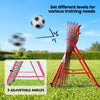 Soozier Soccer Rebounder Net, 3.5 x 3ft Easy Setup Bounce Back Net with 5 Adjustable Angles