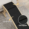Pet Ramp Bed Steps for Dogs Cats Non-slip Carpet Top Platform Pine Wood 59