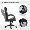 Racing Gaming Chair Office Chair Computer Desk Gamer Chair with Swivel Wheels, Padded Headrest, Tilt Function, Black