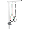 Adjustable Pet Grooming Arm, with Clamp, Haunch Holders & Grooming Loop - Sliver