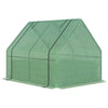 Steel Outdoor Raised Garden Bed with Greenhouse,Cover, Roll Up Door, Dual Use, 50
