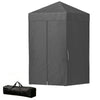 4 x 4 ft Compact Pop Up Canopy Tent, UPF 50+ Changing Room, Portable Instant Privacy Canopy with Mesh Window, Dark Grey