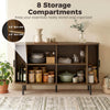 Fluted Sideboard Buffet Cabinet, 55