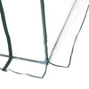 Dome Tunnel Greenhouse Plant Shed with Roll Up Door, 6.6' x 8.2' x 6.6', Transparent