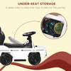 Mercedes-Benz G350 Licensed Push Car, 3-in-1 Toddler Sliding Car with Horn, Steering, Foot Rest, Seat Storage, White