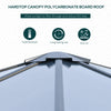 10' x 12' Hardtop Gazebo Canopy with Polycarbonate Roof, Aluminum Frame, Netting, Curtains and Ceiling Hook